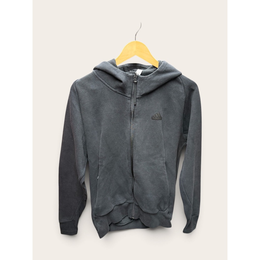 Adidas ZNE Zero Negative Energy Mens Full Zip Hoodie Charcoal Grey Small